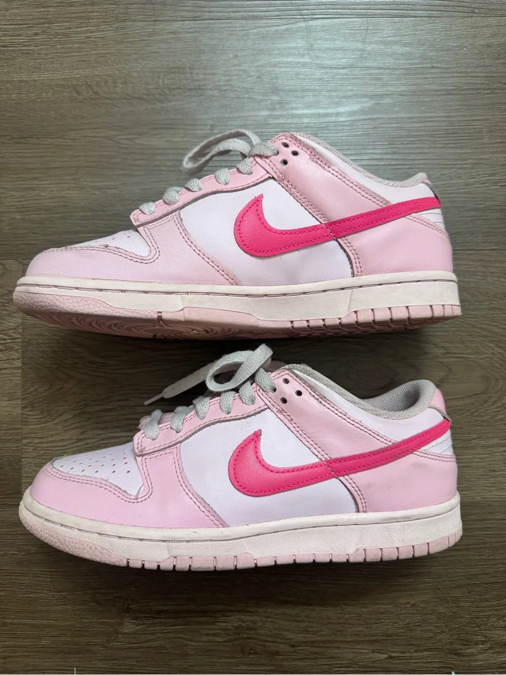 Nike Dunk Low - Triple Pink - Size 6.5Y